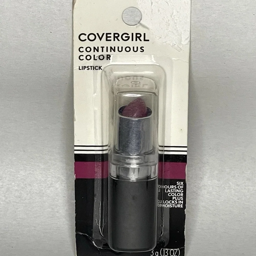 Vintage CoverGirl Continuous Color Lipstick Midnight‎ Mauve 540 New Discontinued